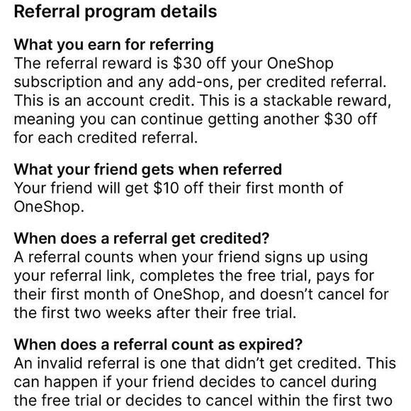 OneShop Referral Link - Signup Code - Poshmark Bot - Auto Share - Picture 7 of 13